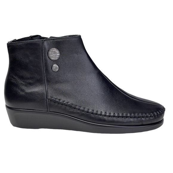 SAS Shoes Sas Womens Black Jade Leather Tripad Comfort Round Toe